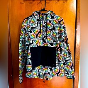 Thick, Fun Print, Big Sweater with Hoodie